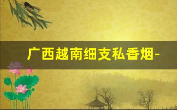 广西越南细支私香烟-越南友谊牌香烟图片