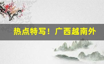 热点特写！广西越南外烟一手货源批发代理“惩恶劝善”