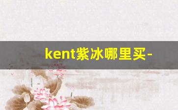 kent紫冰哪里买-为什么kent紫冰爆珠抽着没劲