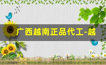 广西越南正品代工-越南代工厂尾货是正品