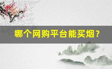 哪个网购平台能买烟？-在哪买烟能买正品