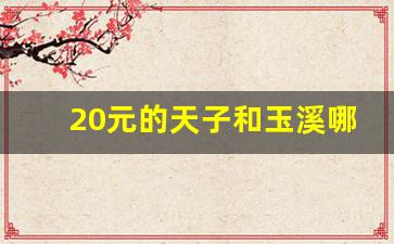 20元的天子和玉溪哪个好抽-20元真龙鸿运和玉溪哪个好抽