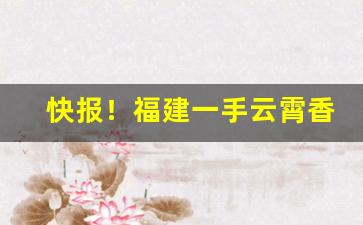 快报！福建一手云霄香烟批发“出文入武”