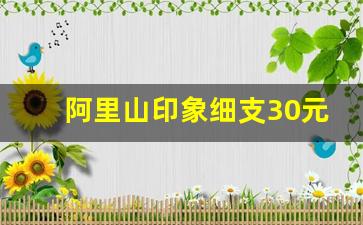 阿里山印象细支30元一包-中国最贵十大名烟