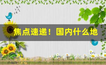 焦点速递！国内什么地方可以买到免税烟“尺寸之地”