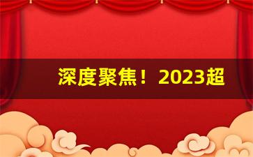 深度聚焦！2023超市香烟价目表“对酒当歌”