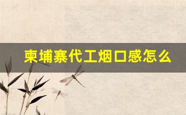 柬埔寨代工烟口感怎么样-柬埔寨代工的中国烟怎么样