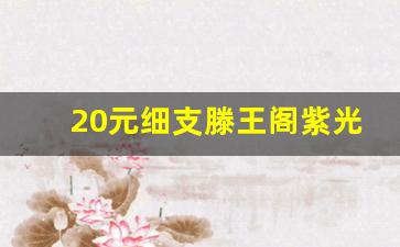 20元细支滕王阁紫光-滕王阁紫光细支15元怎么样