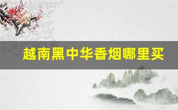 越南黑中华香烟哪里买-中华烟越南买多少一条