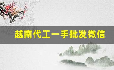 越南代工一手批发微信-越南带子批发一手货源