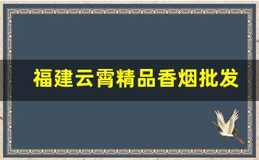 福建云霄精品香烟批发-哪里有福建云霄香烟