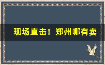 现场直击！郑州哪有卖免税烟的“法灸神针”