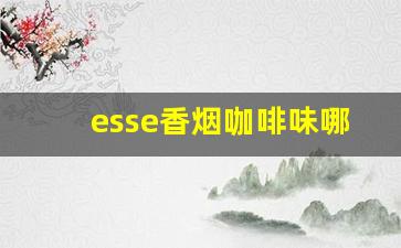 esse香烟咖啡味哪里有卖-esse香烟普通超市有卖吗