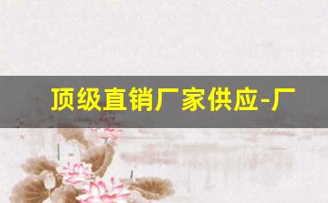 顶级直销厂家供应-厂家直销报价及图片