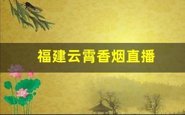 福建云霄香烟直播