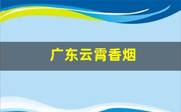 广东云霄香烟