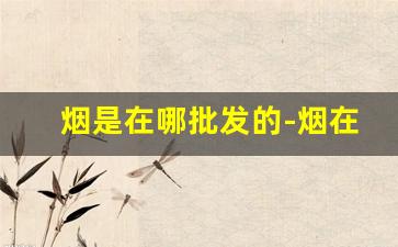 烟是在哪批发的-烟在什么地方能买到