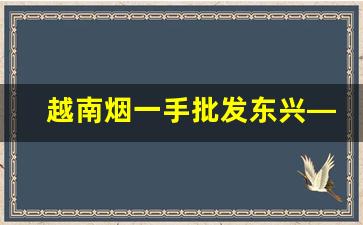 越南烟一手批发东兴—渠道-东兴市怎么买到正宗越南烟
